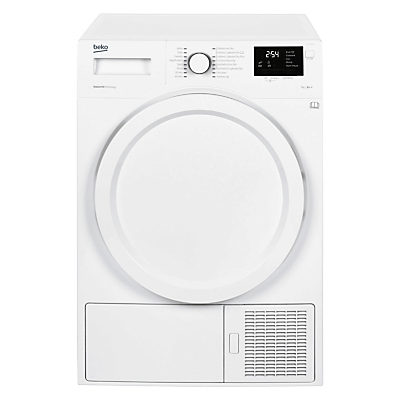 Beko DHY7340W Heat Pump Tumble Dryer, 7kg Load, A++ Energy Rating, White Beko DHY7340W Heat Pump Tumble Dryer, 7kg Load, A++ Energy Rating, White